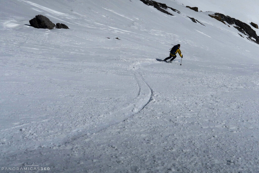 Garo bajando las palas más bonitas del día