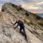 Penya Migjorn por la cresta de la Cova dels Corrals