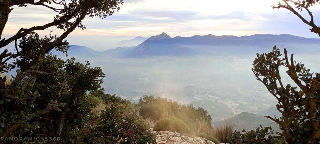 Vistas del Maigmó desde la cumbre del Migjorn