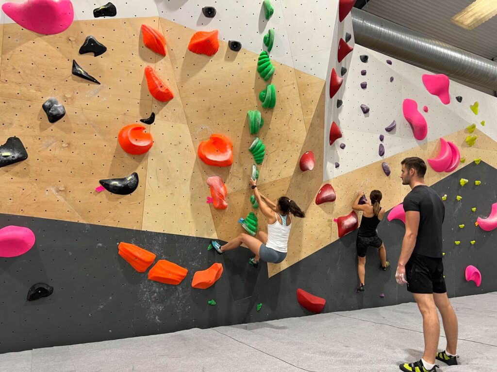 Probando un bloque en Rocópolis