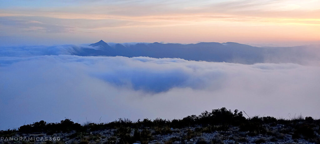 Mar de nubes en el Maigmó