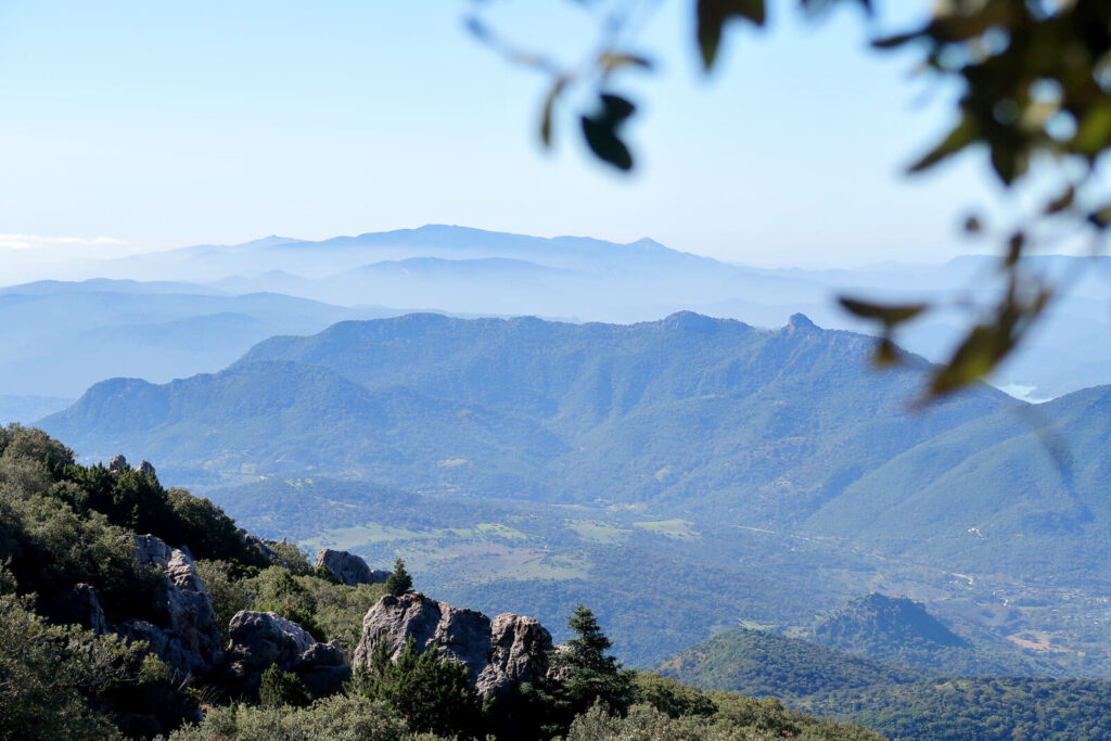 Pico Adrió y La Silla, este último fácilmente reconocible por la protuberancia que le da su nombre